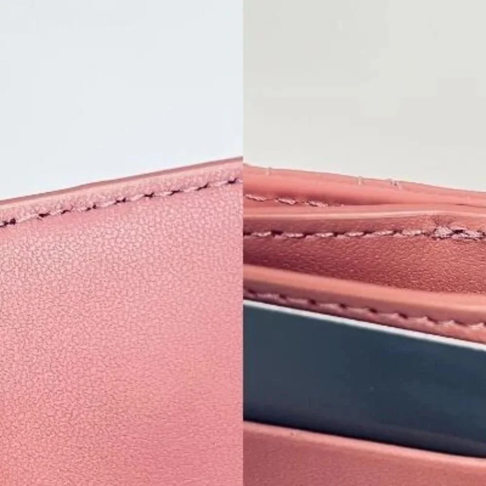 ❤️Authentic Christian Dior Lady Dior Cannage Lotus Wallet❤️